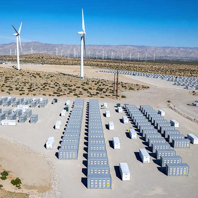 Caso de armazenamento de energia de rede